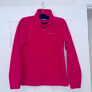 Hot pink girls Columbia fleece